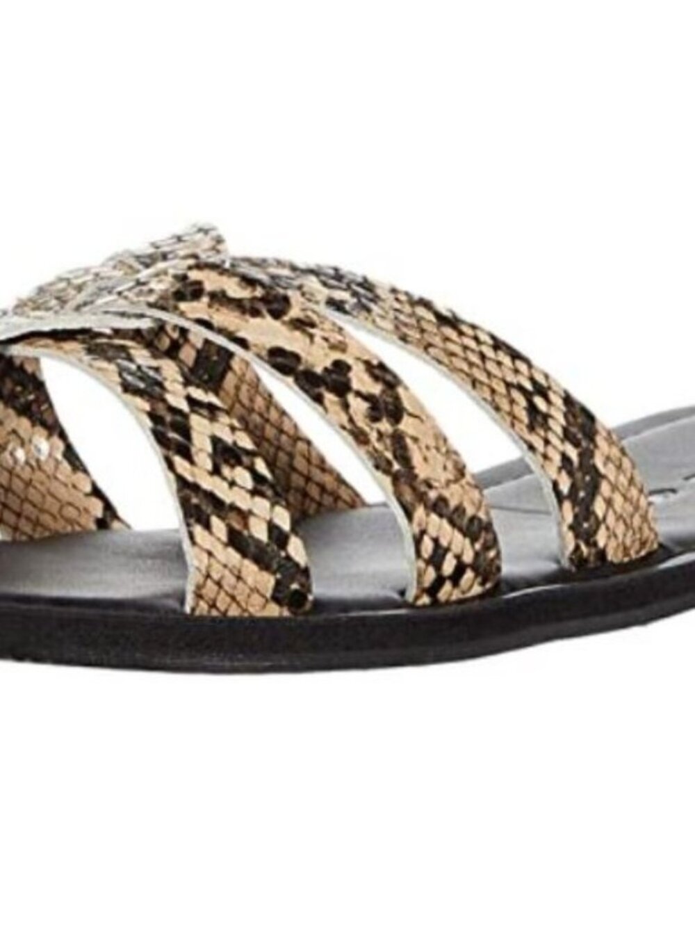 O'Neill Women's Dawson Sandals, Tan Snakeskin, Size 8 - Picture 3 of 7